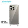 Coque de téléphone + Crochet argenté électroplaqué