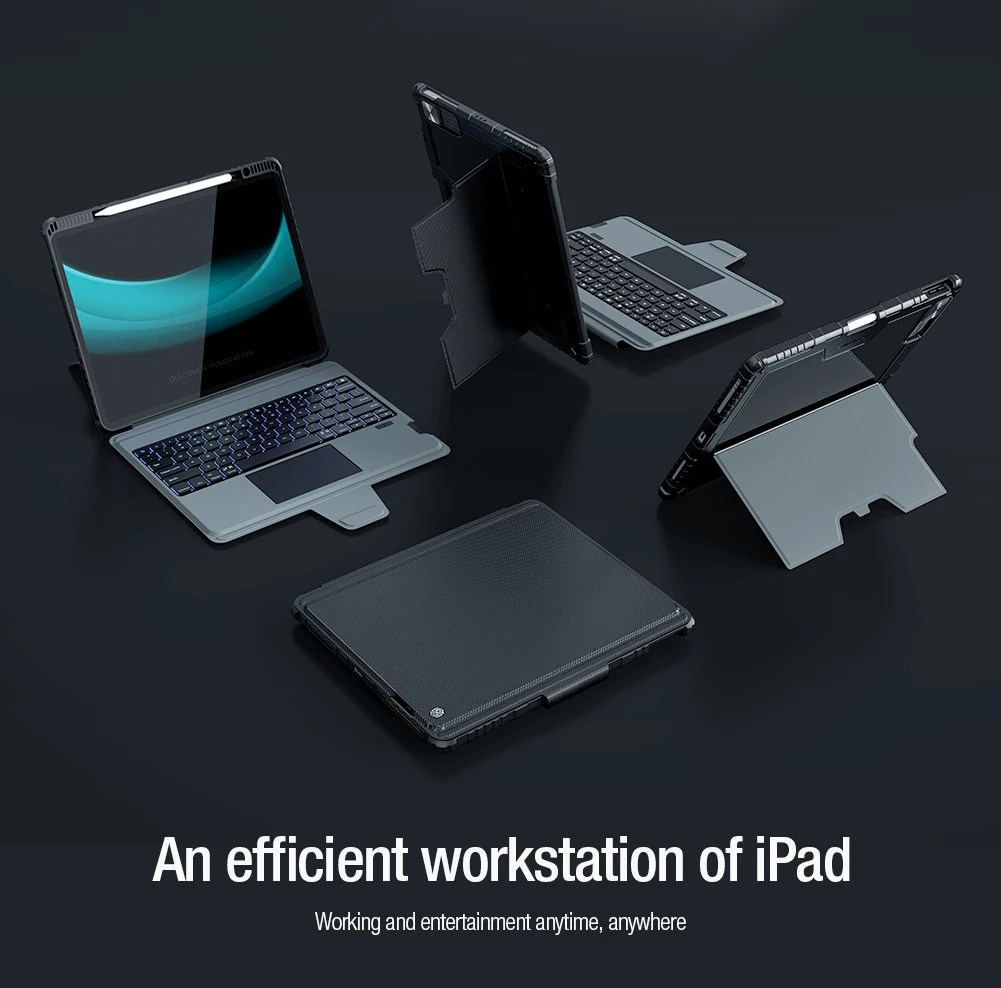 Nillkin Detachable Keyboard Case Slim Backlit Trackpad Keyboard With