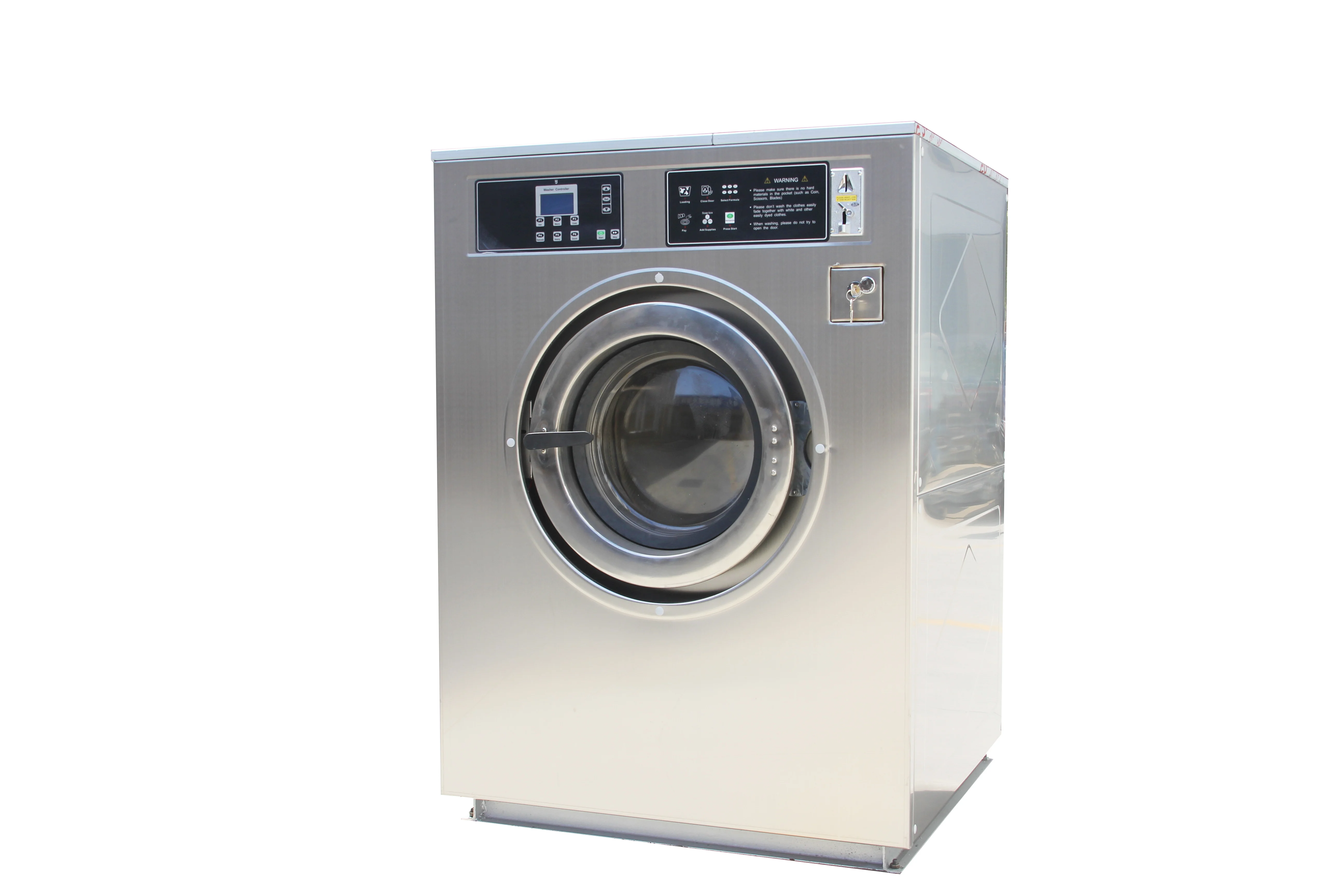 Compact Laundromat Coin Washer Dryer Front Load Washing Machine