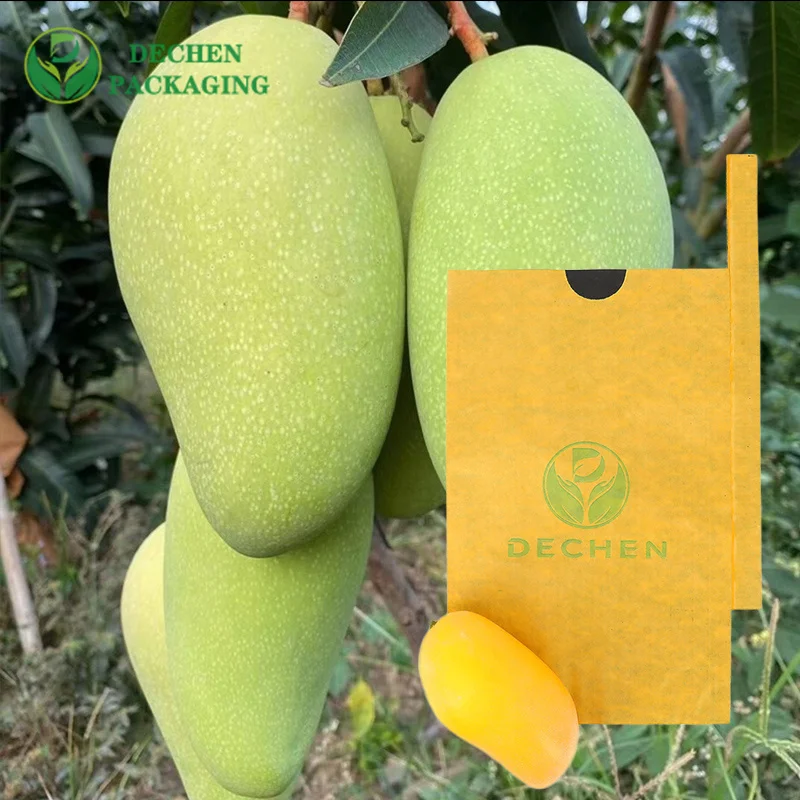 Banane Plastique Mangue Couverture Papier Sac Jardin Légumes Raisins Pommes Fruits Protection Pochette