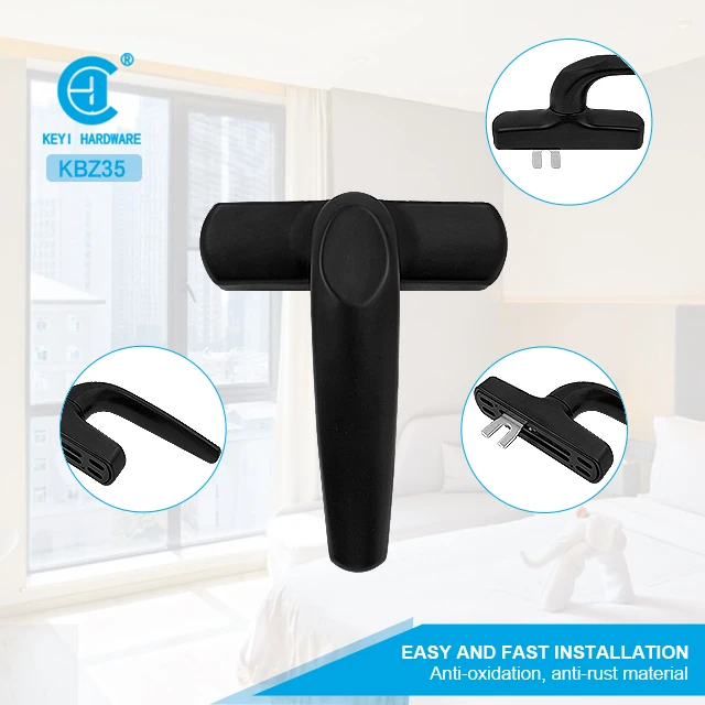 KBZ35 Sliding Aluminum Window Lock Handle Upvc Hardware Hidden Holding Door and Window Handle