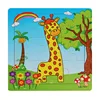 9 pezzi - giraffa