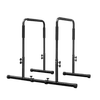 Doble palo de fitness negro