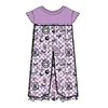 Purple Check Skull Print