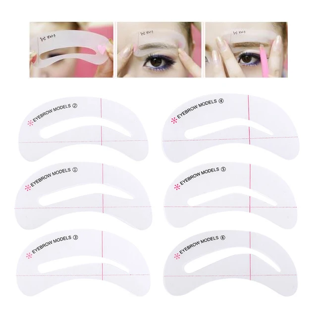 Высококачественный трафарет для бровей EVA набор трафаретов рисования инструмент макияжа