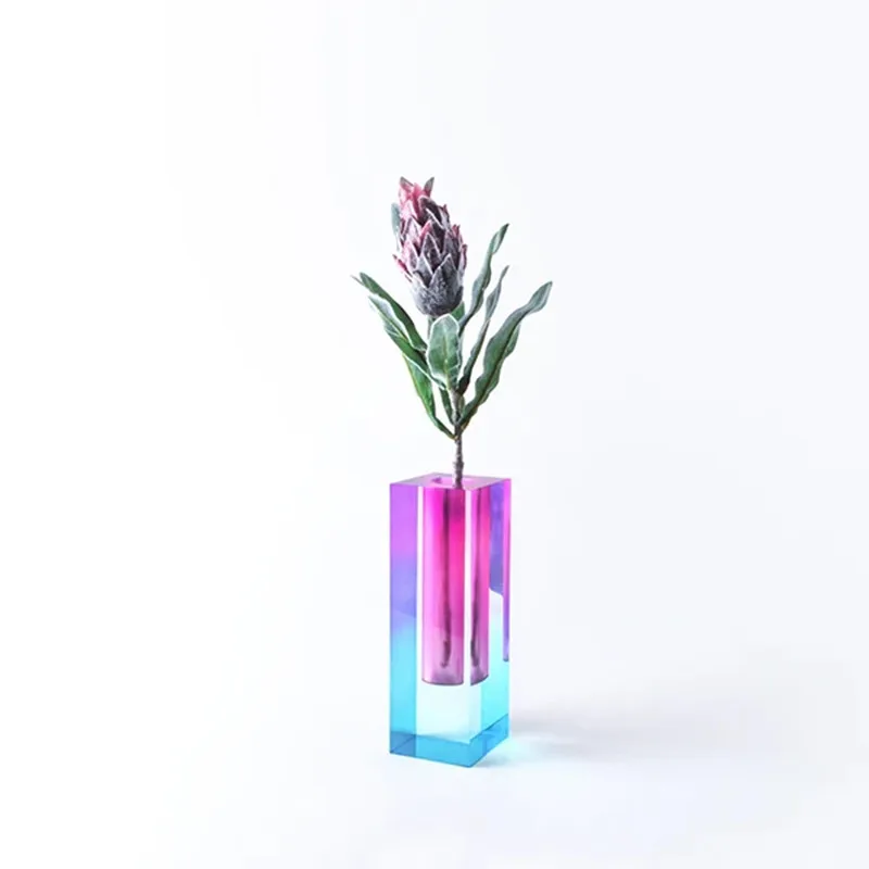 Коллекция Mellow, акриловая ваза, красочная современная акриловая ваза для бутонов