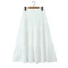 White midi skirt