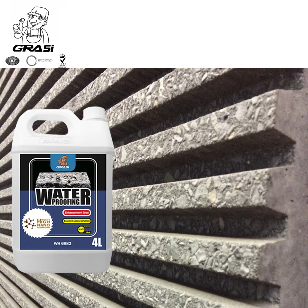WH6982 Microcement Resin Coating Building Grasi Nano Technology Concrete Polymer Waterproofing Siloxane Impregnant