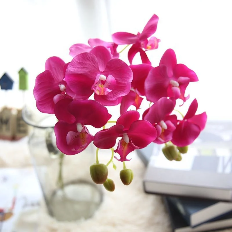 Hot Sale Long Butterfly Orchid Decorative Flowers Artificial Flowers Magnolia Buy Preserved Orchid Orchid Flower Real Touch Christmas Magnolia Flowers Wholesale Product On Alibaba Com