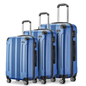 Trolley Luggage Bags With 3pcs Luggage Set OEM Promotional ABS Spinner Unisex Luggage Set