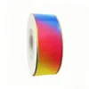 Arcoíris Vibrante - 2.5cm, 100 Yardas por Rollo (Grosgrain)