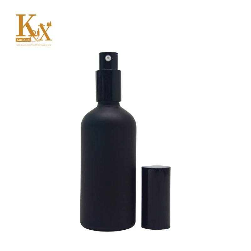 Empty Matte Black Home Fragrance 10ml 20ml 50ml 100ml Spray Bottles