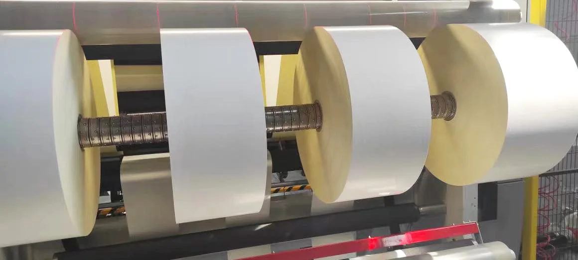 Thermal Transfer Self Adhesive Paper TTR Label Jumbo Roll Barcode Sticker Printing for Ribbon Printer