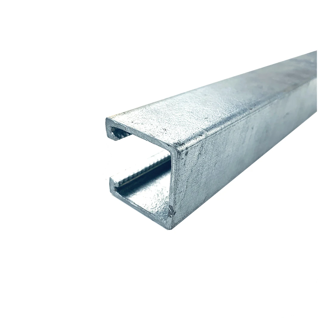 QK2000 Hot Dip Galvanized Solid C Channel Strut with Cutting & Welding Services for Support Hanger Systems