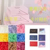Gift box with raffia card