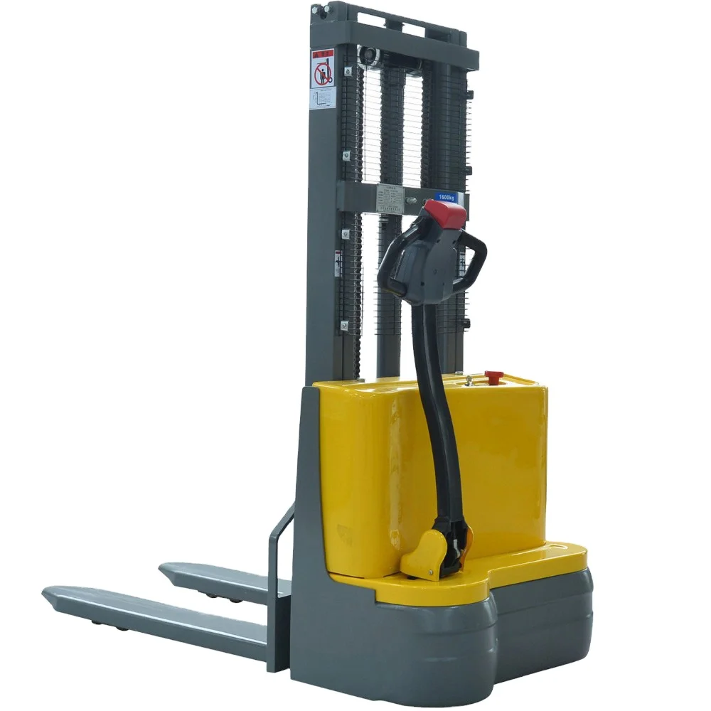 1 Ton Load Capacity 3 m Lift Height Electric Forklift Stacker Truck with CE