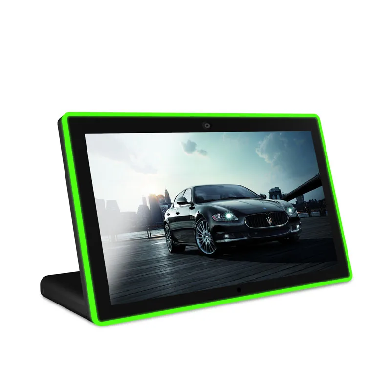 RK3288 Android 8.1 IPS 10 Points Touch Screen Feedback L Type 10 Inch Tablet PC for Bank Hotel Restaurant Taxi