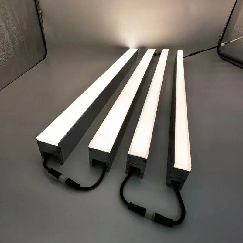 18W & 24W IP65 Waterproof LED Linear Inground Strip Light Outdoor Underground Linear Inground Light 10-12 Meter