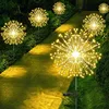 Warm White 8 flashing modes solar 120leds