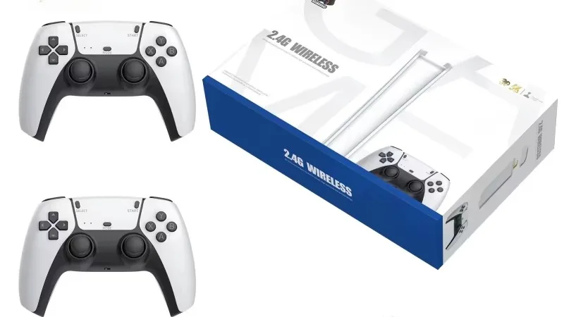 M15 Console Rétro Avec 20 000 Jeux Et 2 Manettes Sans Fil – Sortie HDMI 4K, Plug-and-play, Cadeau Idéal !