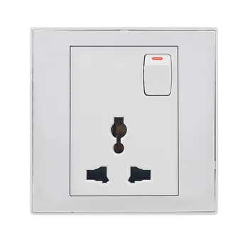 Qming 86*86mm 3 pin switched  Universal electric 13a socket
