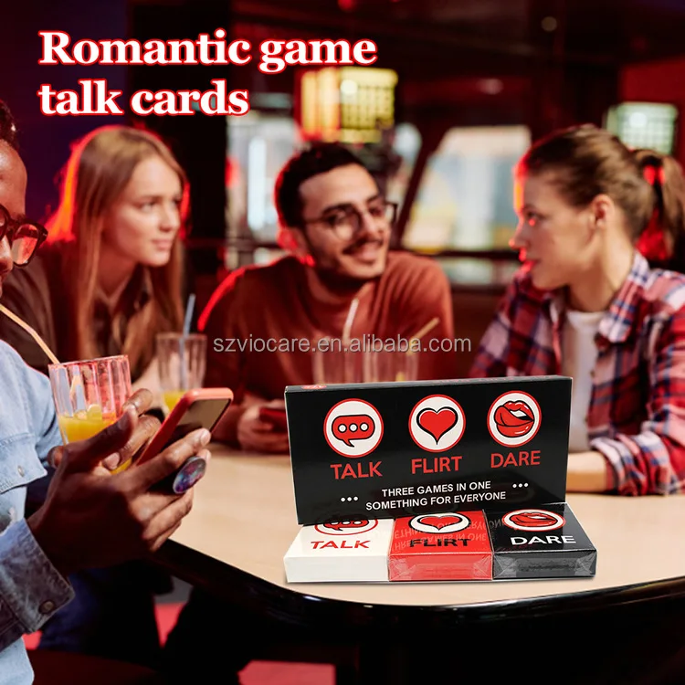 Amazon Best Seller Couple Card Game Sex Fun Romantic Card Game Game Deck Talk Or Flirt Or Dare 5318