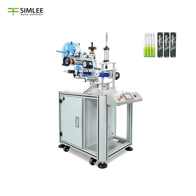 Semi Automatic Floor Type Round Bottle Labeling Machine