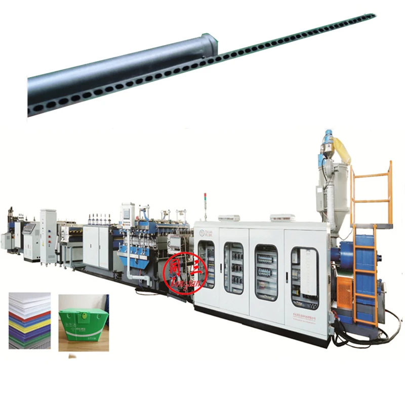 PP Round Hole  Hollow Board Panel Making Machine for Solar Collector Panel Production