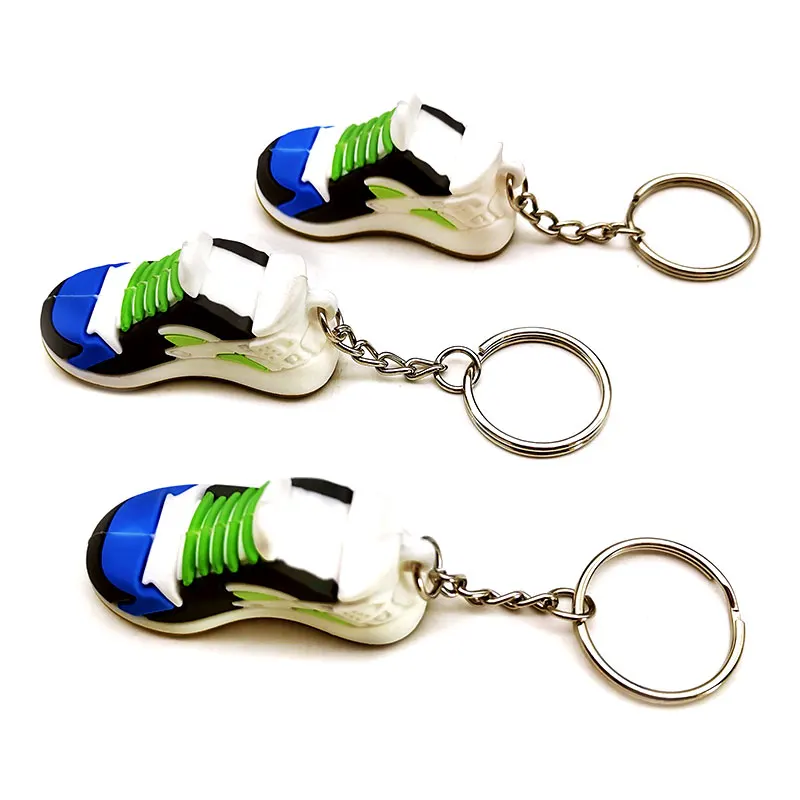 Wholesale Cheap Custom Fancy Mini Rubber Keyring Soft Pvc Sport Judo Taekwondo Keychain for School