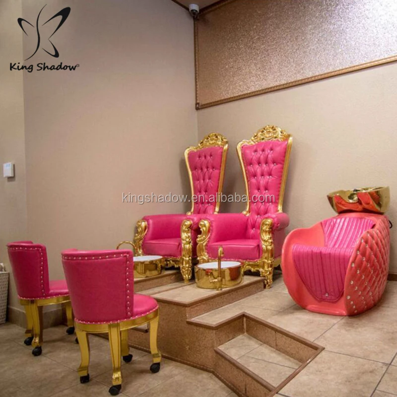 Salon Hair Equipment Package Shampoo Unit Mirror Station Barber Chair Salon Furniture Modern Hot