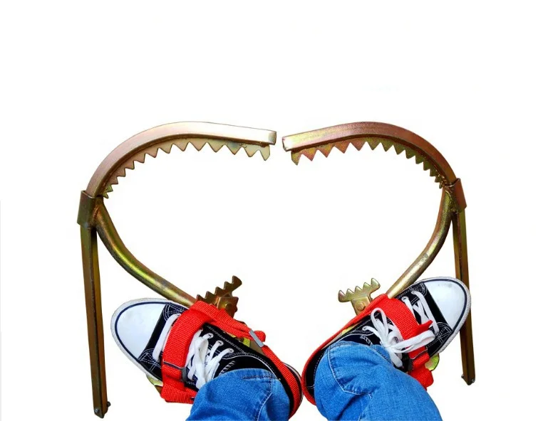 Электрические шпильки для скалолазания по деревьям со стальной пилой регулируемые деревянные