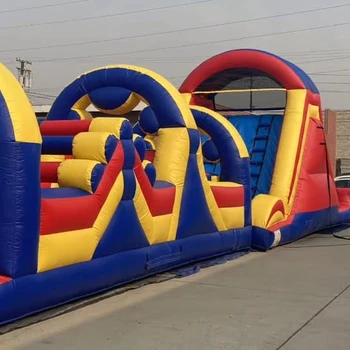 High Quality Inflatable Obstacle /robot Assault Courses/inflatable Obstacle Run Course Bounce House For Kids And Adults