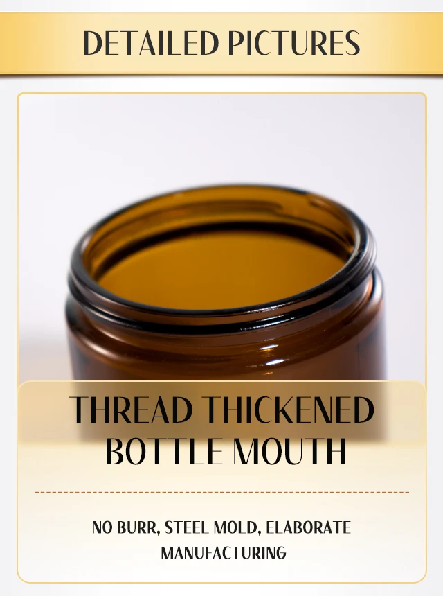 4oz 8oz 16oz Clear Amber Straight Side Glass Jar with Lid| Alibaba.com