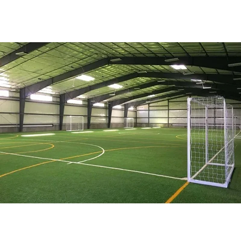 Steel Structure Event Facility Construction Gym / Metal Roof Steel Truss Structure Frame Badminton Gym Made in China