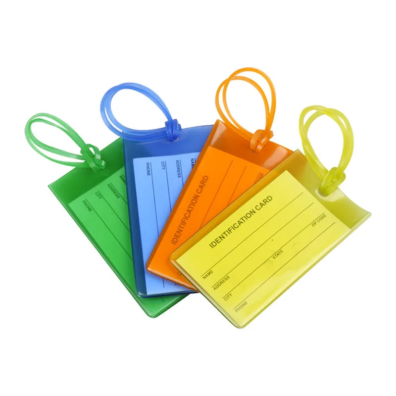 Wholesale Plastic Luggage Tag With Name Tag For Promotional