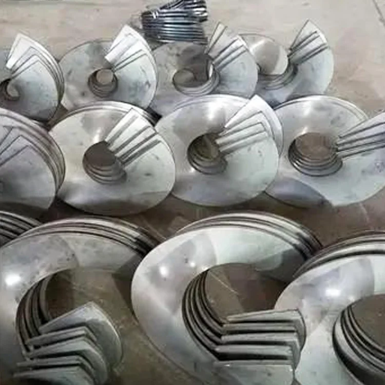 Sectional Helical Spiral Auger Blade Screw Flight Hydraulic detail photo BOBO Machine sectional helical spiral auger blade screw flight hydraulic shown in a detail photo for this news article
