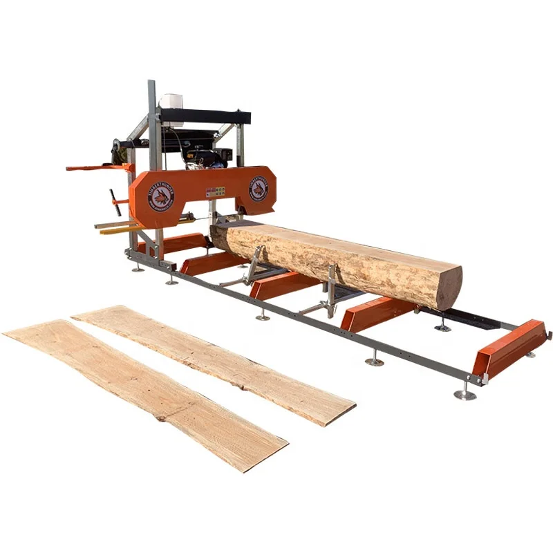 Semi-automatic Horizontal Wood Cutting Band Saw Machine for Woodworking