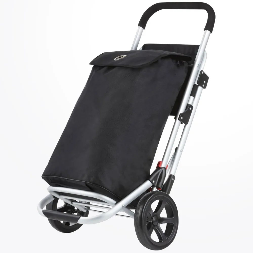 Supermarket Roll  Handy Portable Detachable Collapsible Trolly Grocery Folding Seats Wheels Shopping Trolley Bag