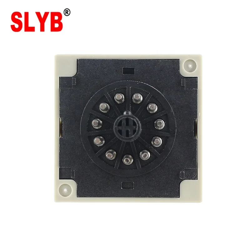 Высокое качество 220VAC дисплей цифровой 4-значный светодиодный Электрический Импульсный счетчик DH48J 11PIN с базовым