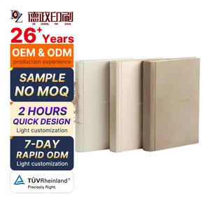 Handmade Custom Leather Wedding Photo Album Hard Cover with Velvet Factory Wholesale for Scrapbooks and Journaling