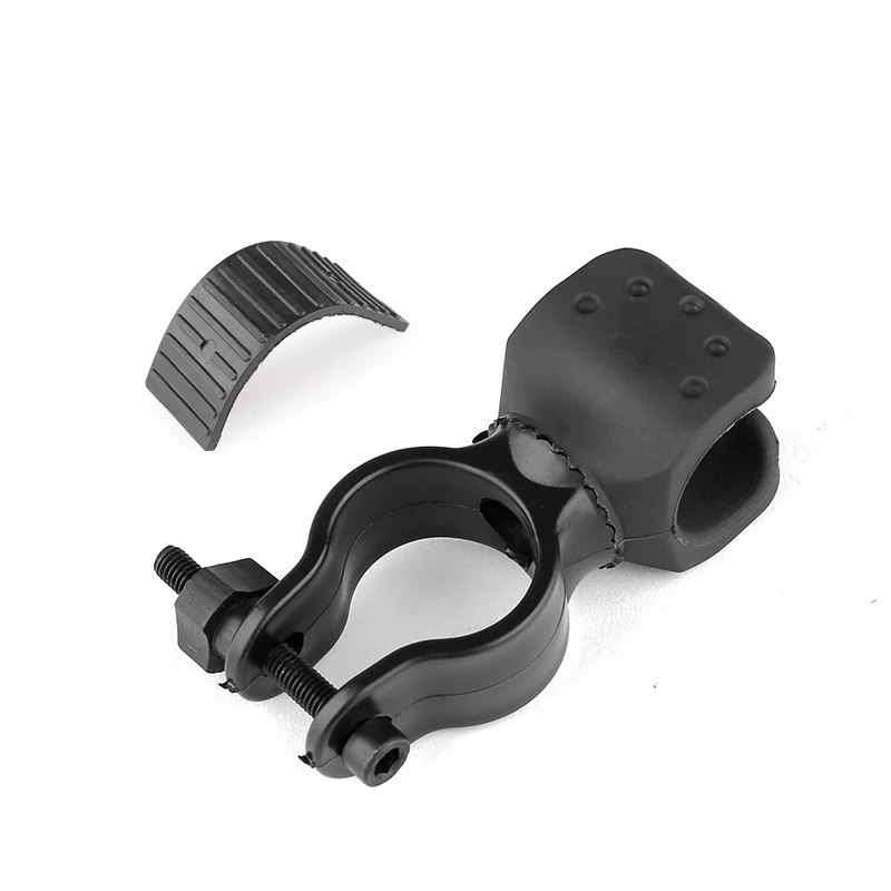 Bicycle 360-Degree Rotating Light Holder Led Front Flashlight Lamp Clip Mountain Road Bike Handlebar Torch Mounting Air Pump Bracket Topwoner Bicycle