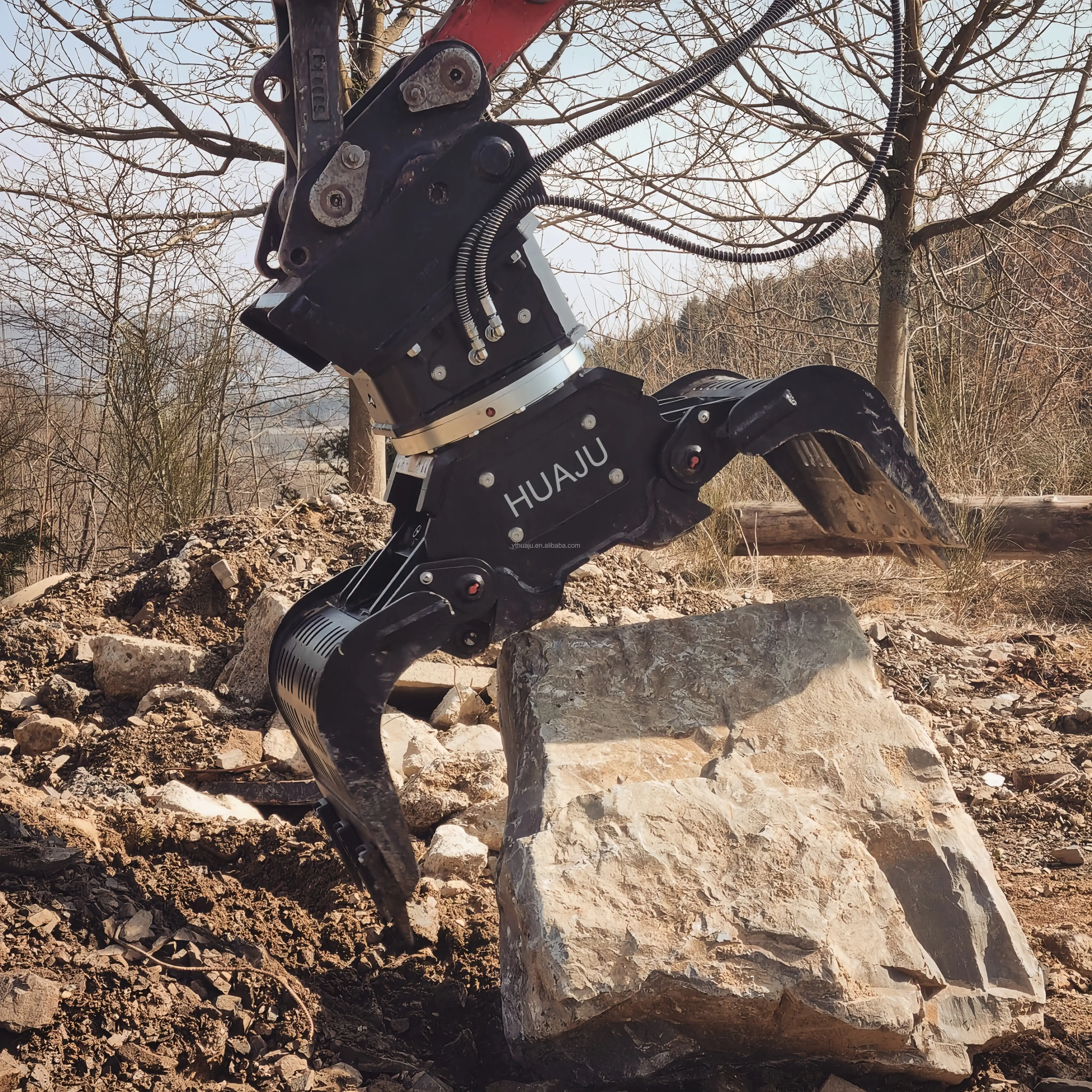 Demolition Sorting High-quality Demolition Sorting Excavator Gripper Stone Grapple