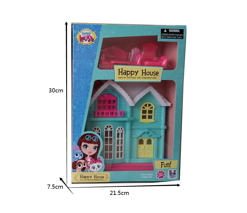 Домик моей семьи с кукольной мебелью игрушка с подсветкой игровые комплекты игрушка вилла