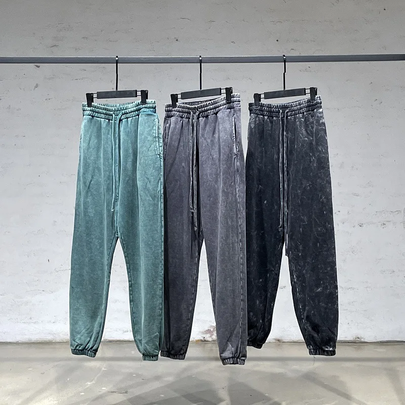 Pantalones De Chándal Rectos De Estilo Hip Hop Para Hombre,Ropa De Calle  Informal Deportiva,Estilo Vintage,Estilo Europeo Y Americano - Buy Recto  Pantalones Francés Terry Pantalones De Deporte De Hombres Pantalones De  Algodón,Vintage