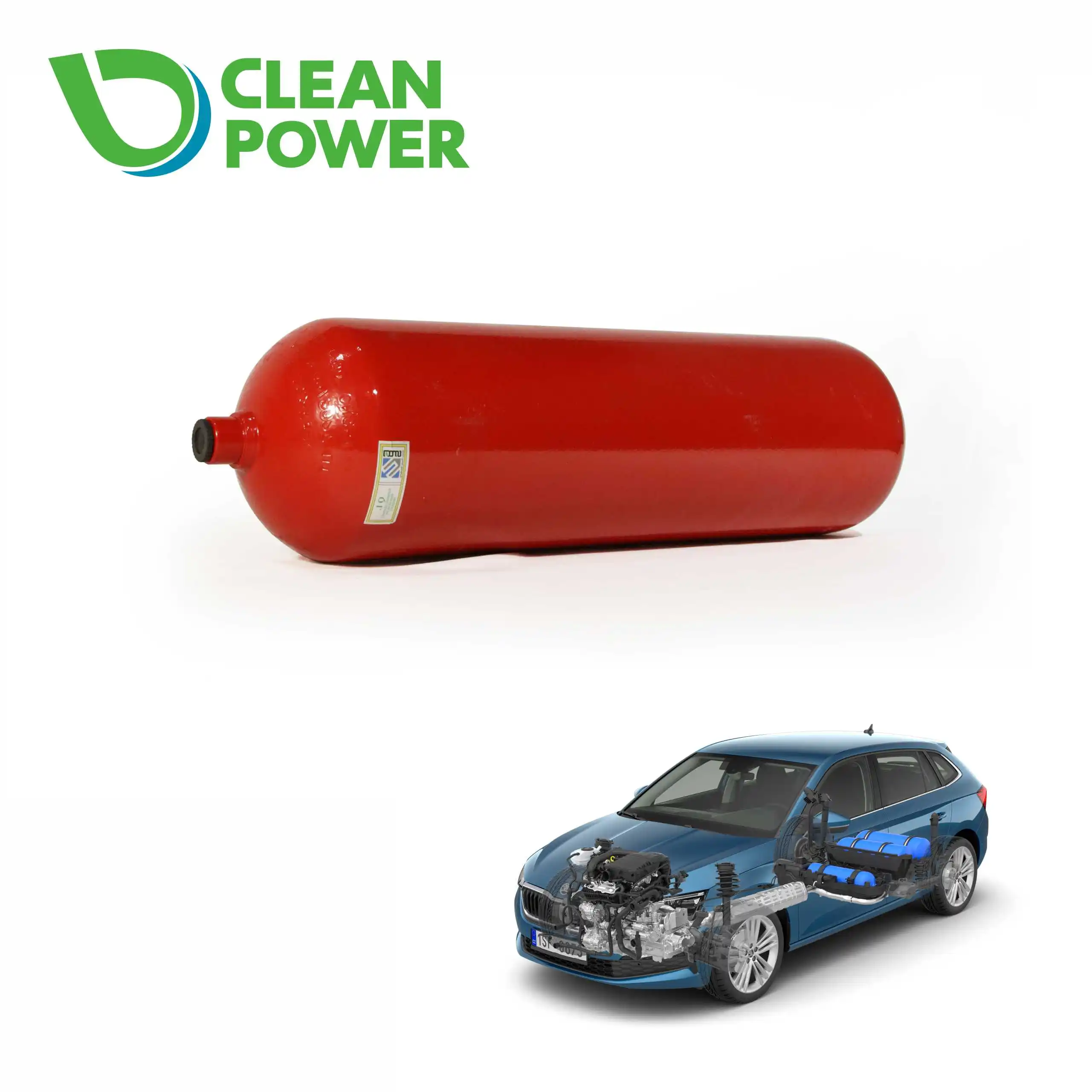 High Pressure CNG Type 180L Seamless Steel CNG Gas Cylinder Used for CNG Vehicles