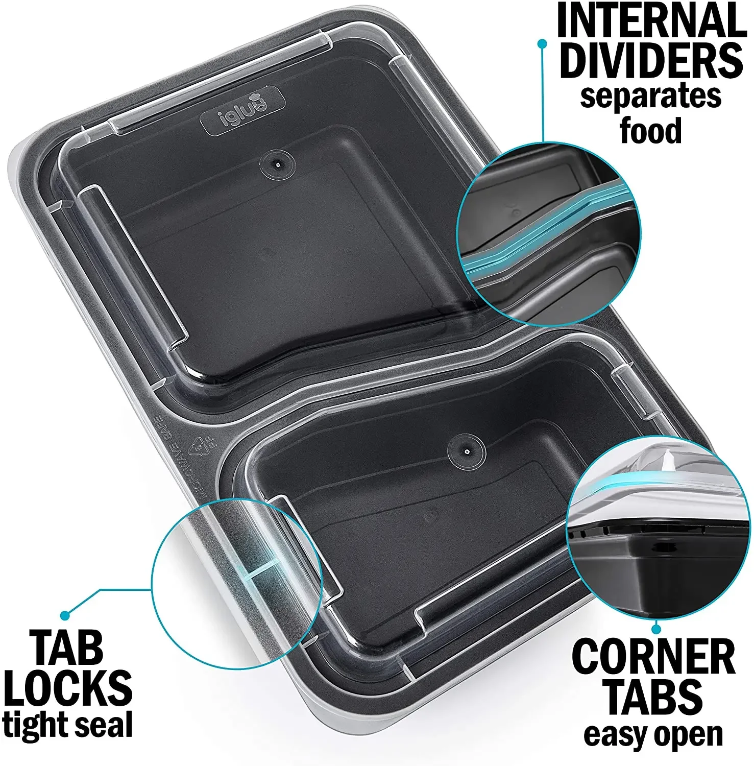 Bpa Free To Go Boxes Plastic Disposable Food Container Microwave Pp