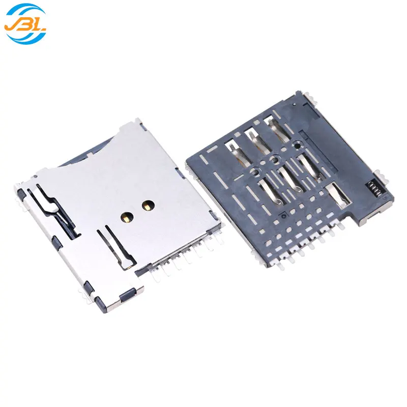 SIM card socket connector PUSH PUSH self-ejecting card in Micro sim card