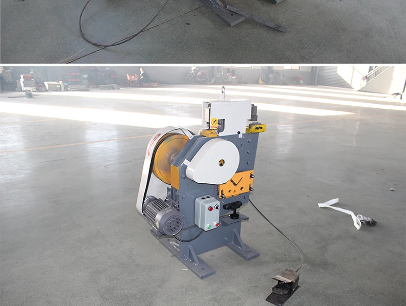 hydraulic sheet metal steel ironworker shearing and punching machine iron worker punching shearing machine