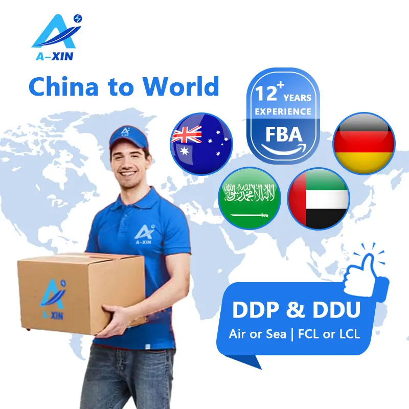 Cheap China USA Australia Fast Door Door LCL+Express Shipping Freight Forwarder Rate Cargo Service Guangdong Axin Logistics