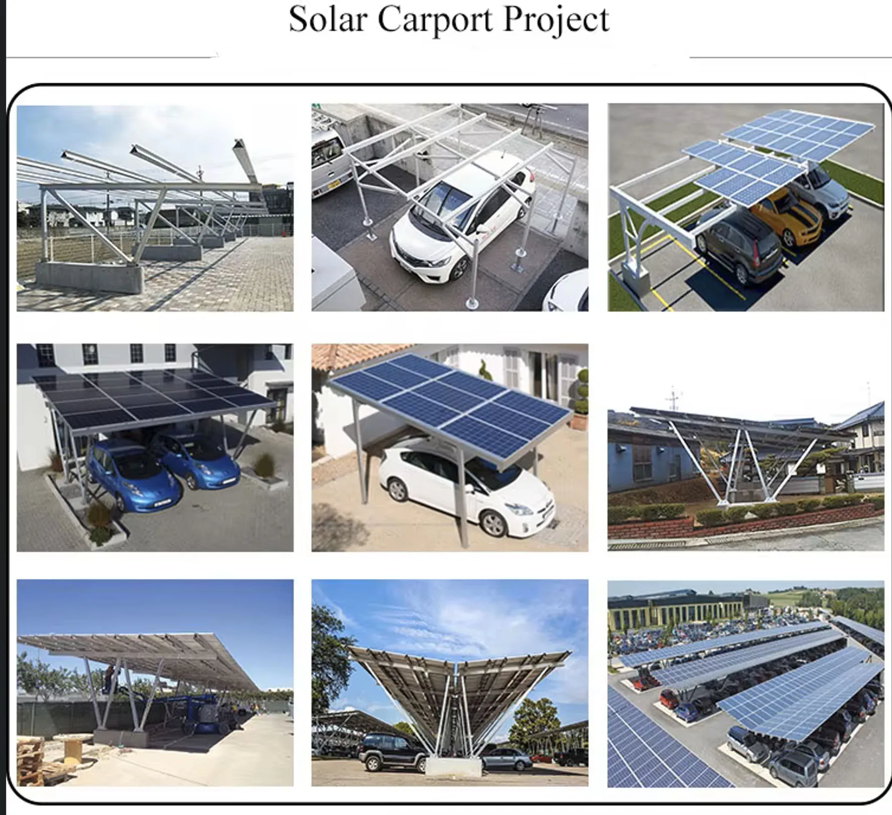 Easy-to-Install Metal Supports for Outdoor Parking Carport Shelter Brackets